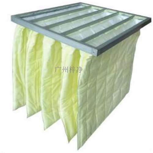 中效袋式過濾器、F5級黃色袋式