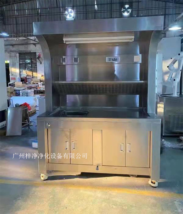 不銹鋼取材臺產品制作現場實拍圖