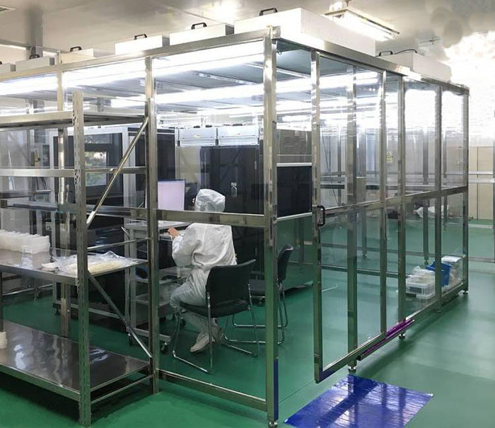 潔凈工作臺(tái)和潔凈棚的搭配效果